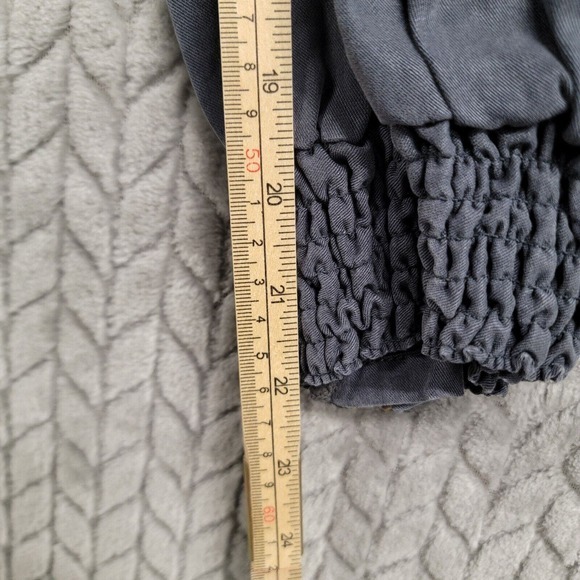 Athleta Jogger Pants Women Size 8 Benicia Capri Gray Drawstring Elastic Waist - Picture 7 of 11
